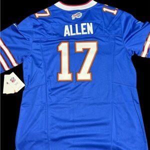 Buffalo Bills Josh Allen #17 Blue Home Stitched Jersey Men’s L NWT